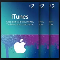 گیفت‌کارت 2 دلاری iTunes